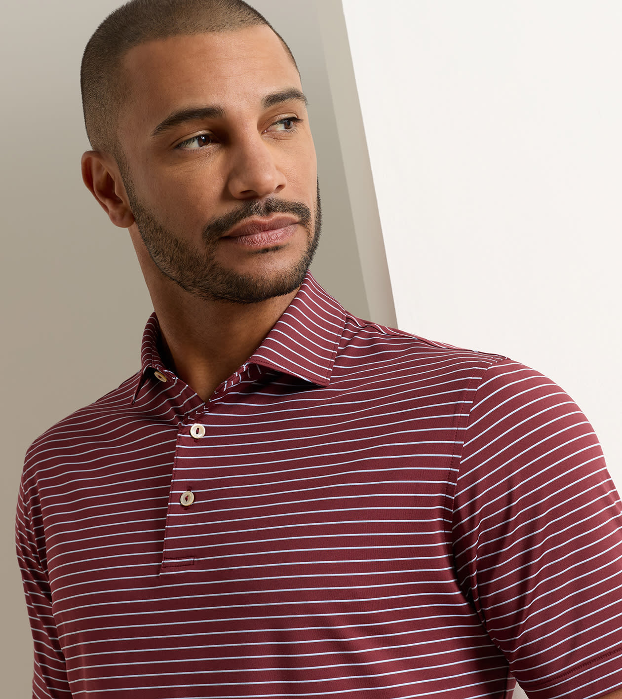 Oaks Performance Jersey Polo - Sean Self Collar