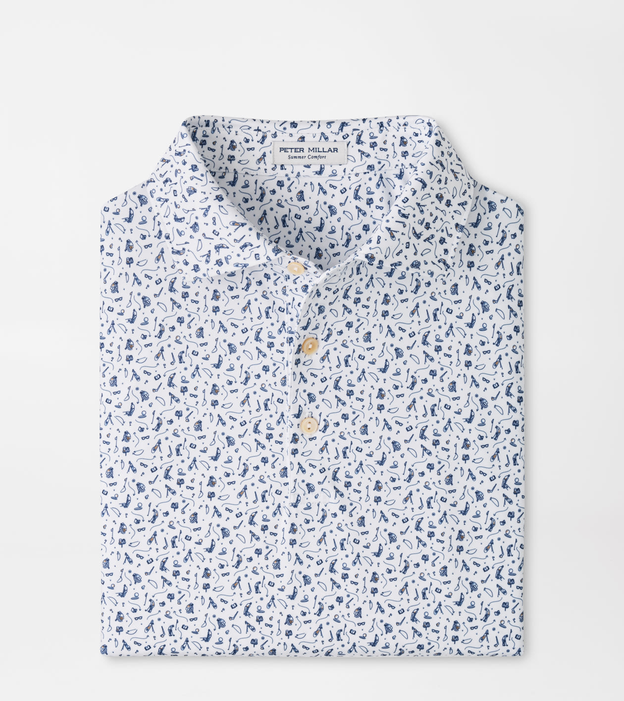 Read The Putt Performance Jersey Polo - Sean Self Collar