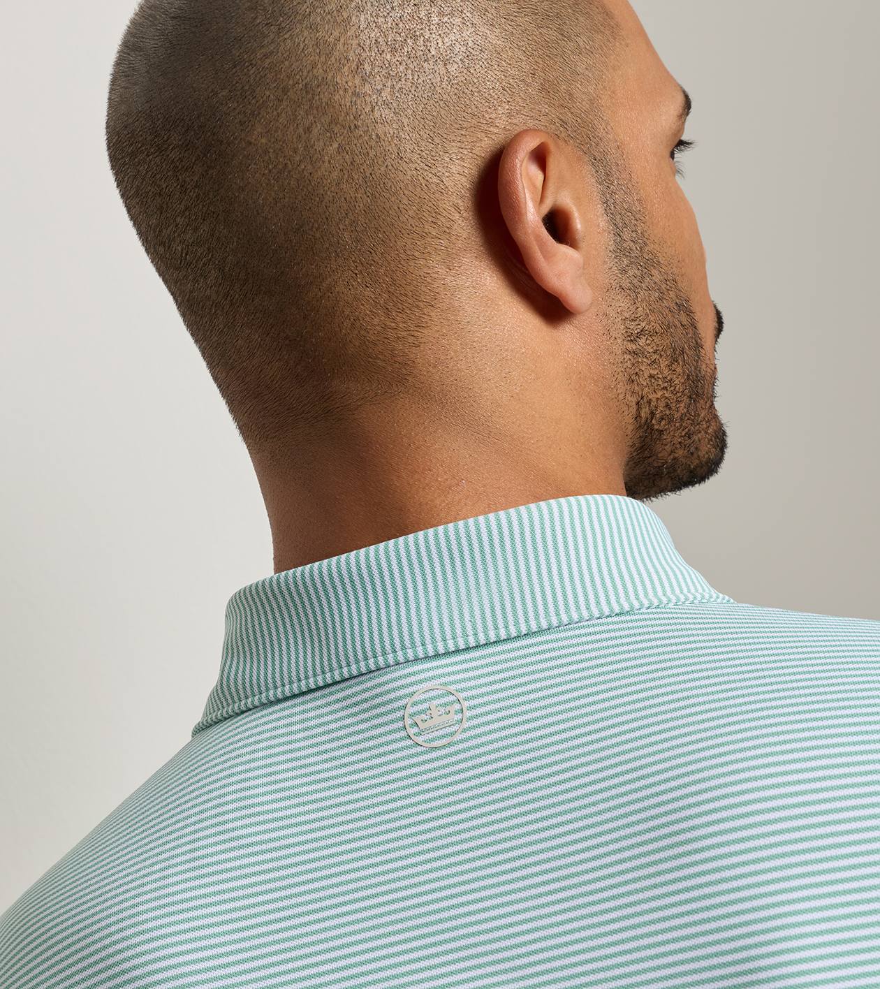 Candor Performance Mesh Polo - Sean Self Collar