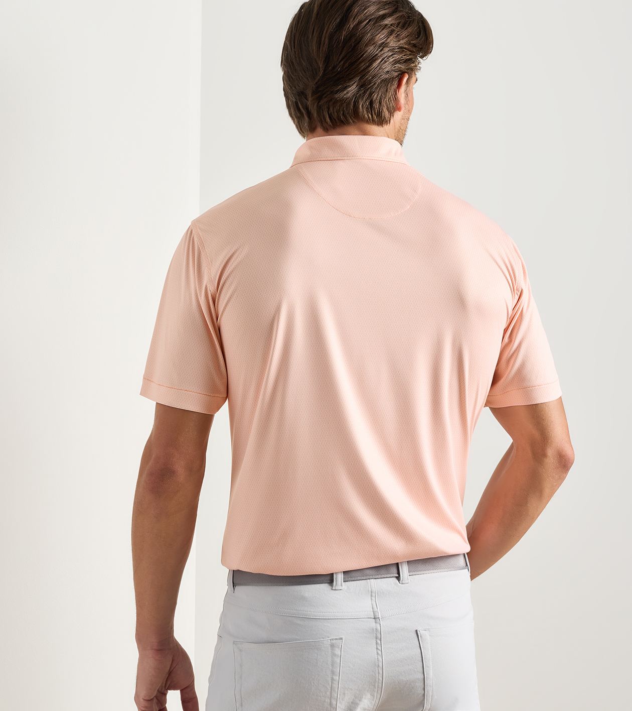 Featherweight Monroe Performance Polo - Sean Self Collar