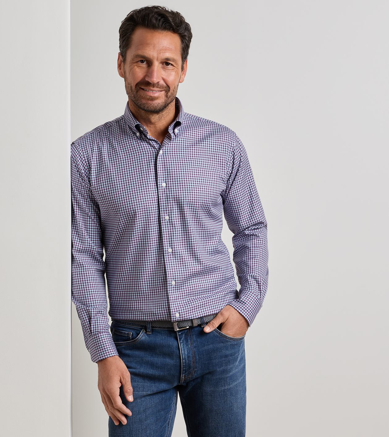Liam Crown Soft Twill Sport Shirt