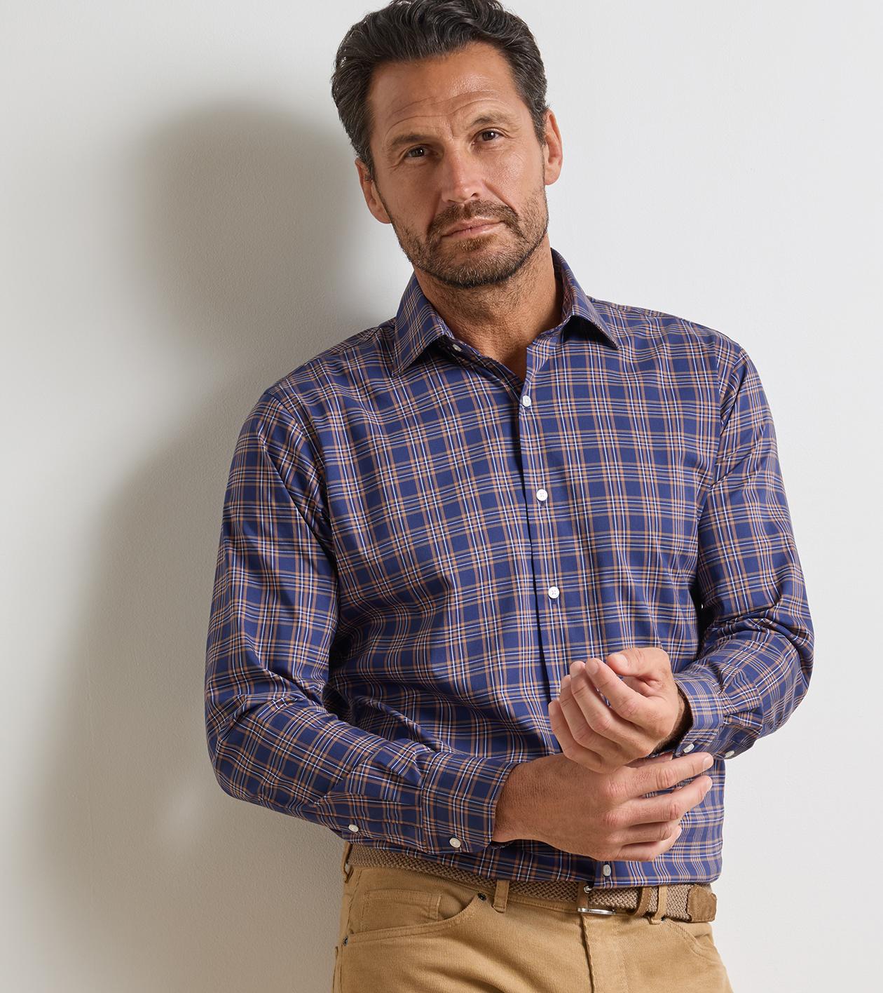Richard Crown Lite Cotton-Stretch Sport Shirt