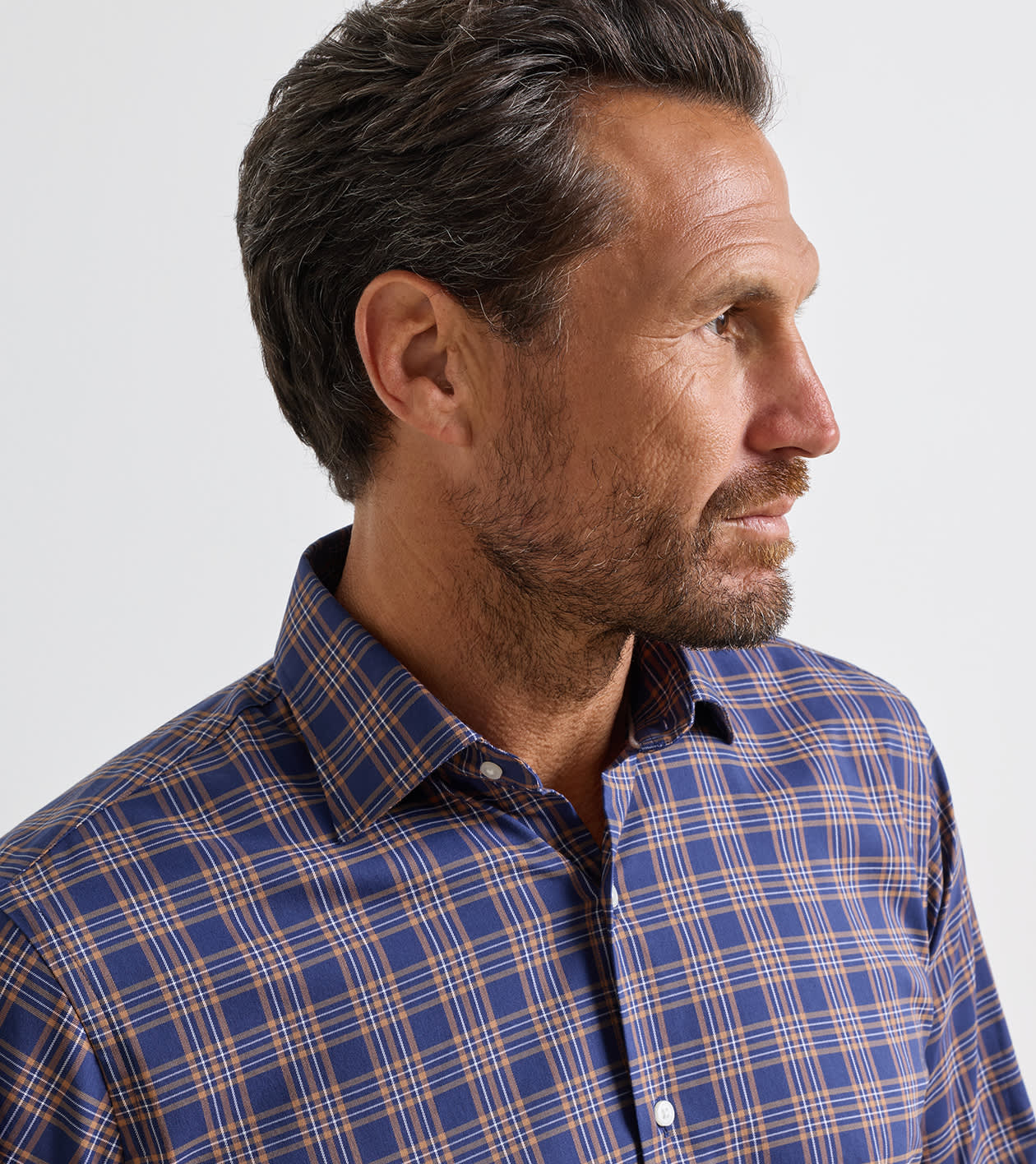 Richard Crown Lite Cotton-Stretch Sport Shirt