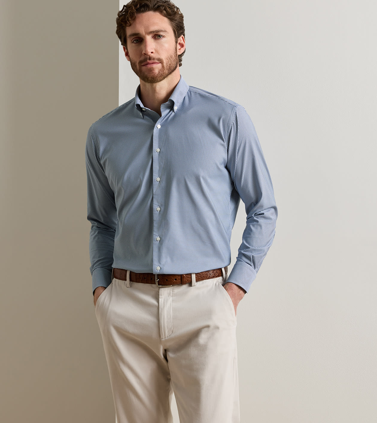 Leo Performance Twill Sport Shirt
