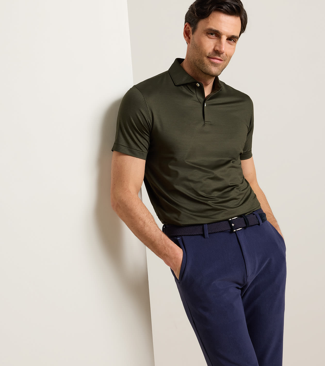 Empire Performance Jersey Polo - Edwin Spread Collar