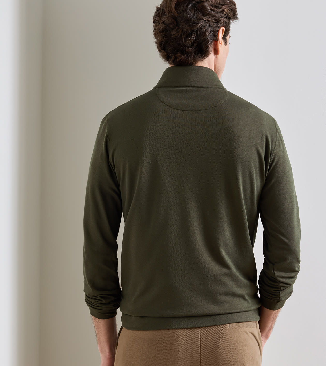 Albatross Cotton-Blend Piqué Quarter-Zip