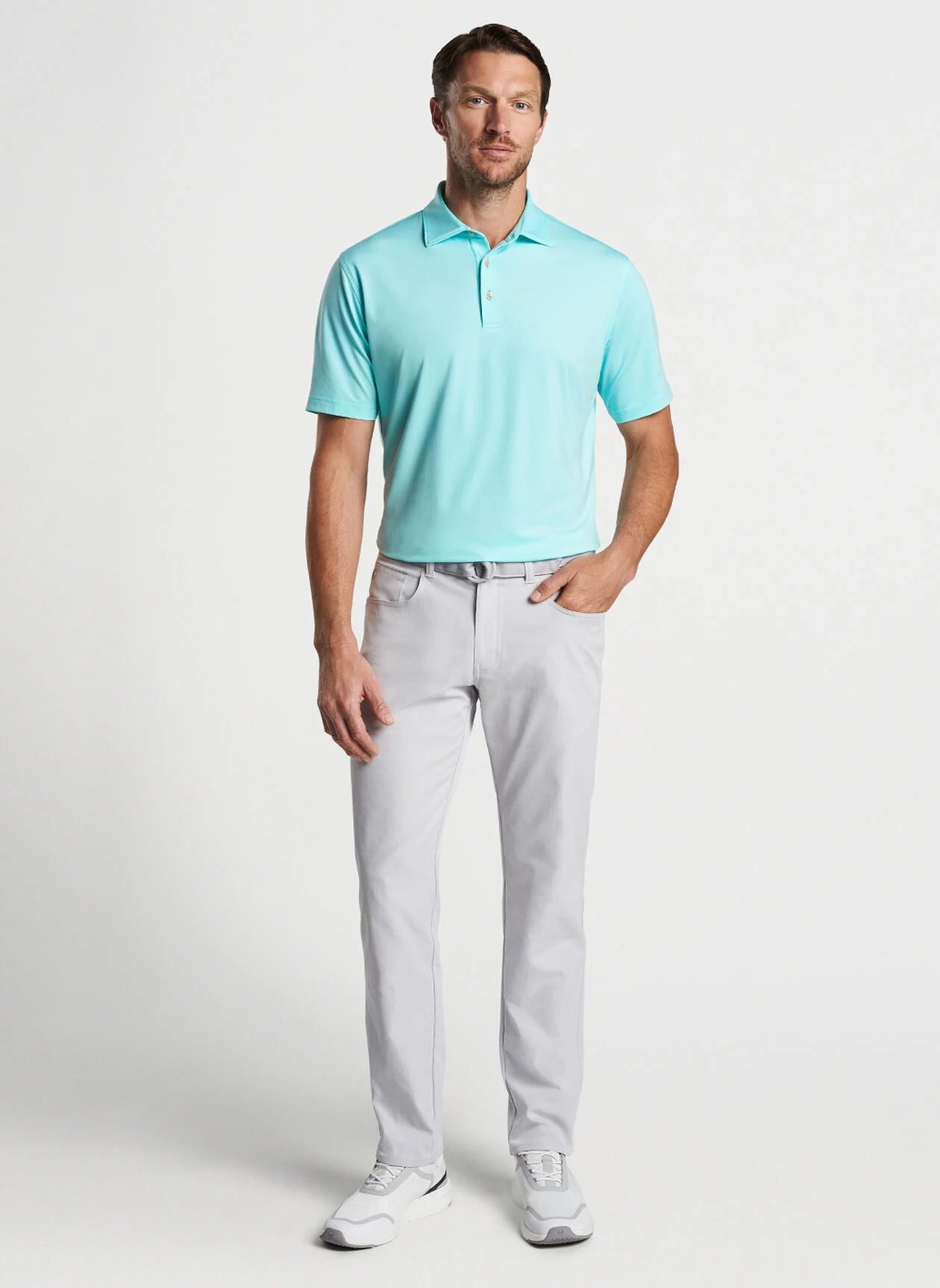 Solid Performance Jersey Polo