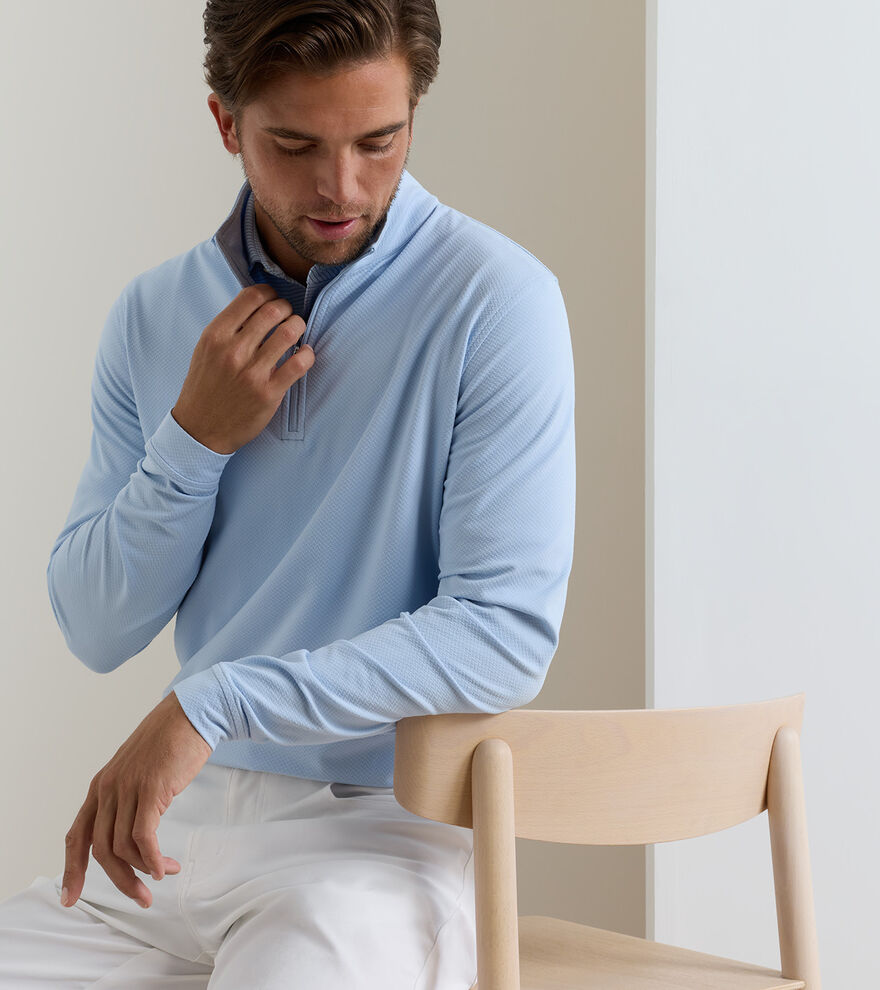 Perth Cross-Hatch Performance 1/4 Zip