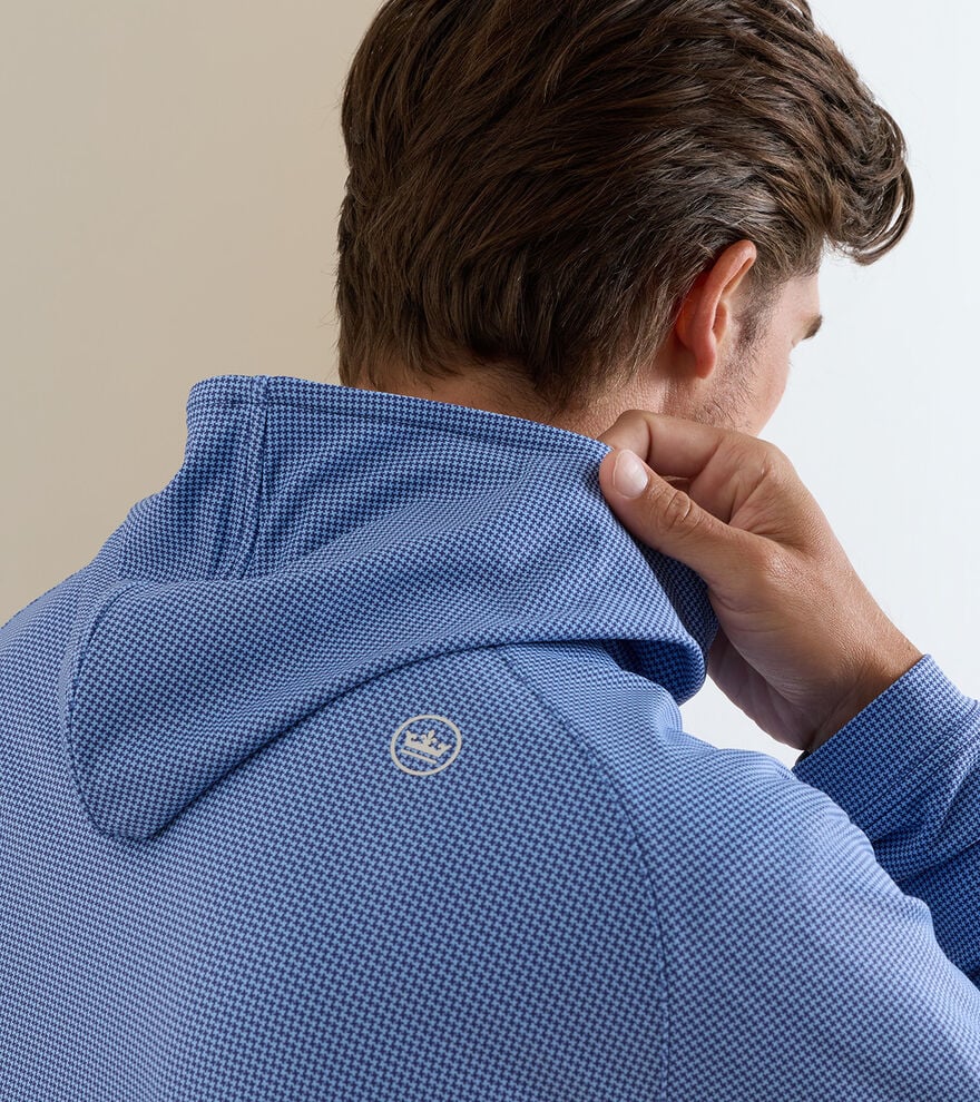 Pine Houndstooth Performance Hoodie