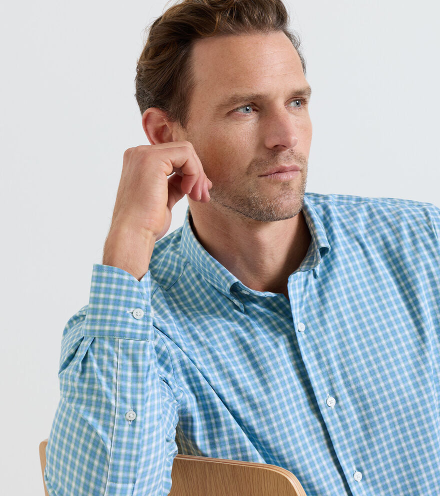 Felix Crown Lite Cotton-Stretch Sport Shirt