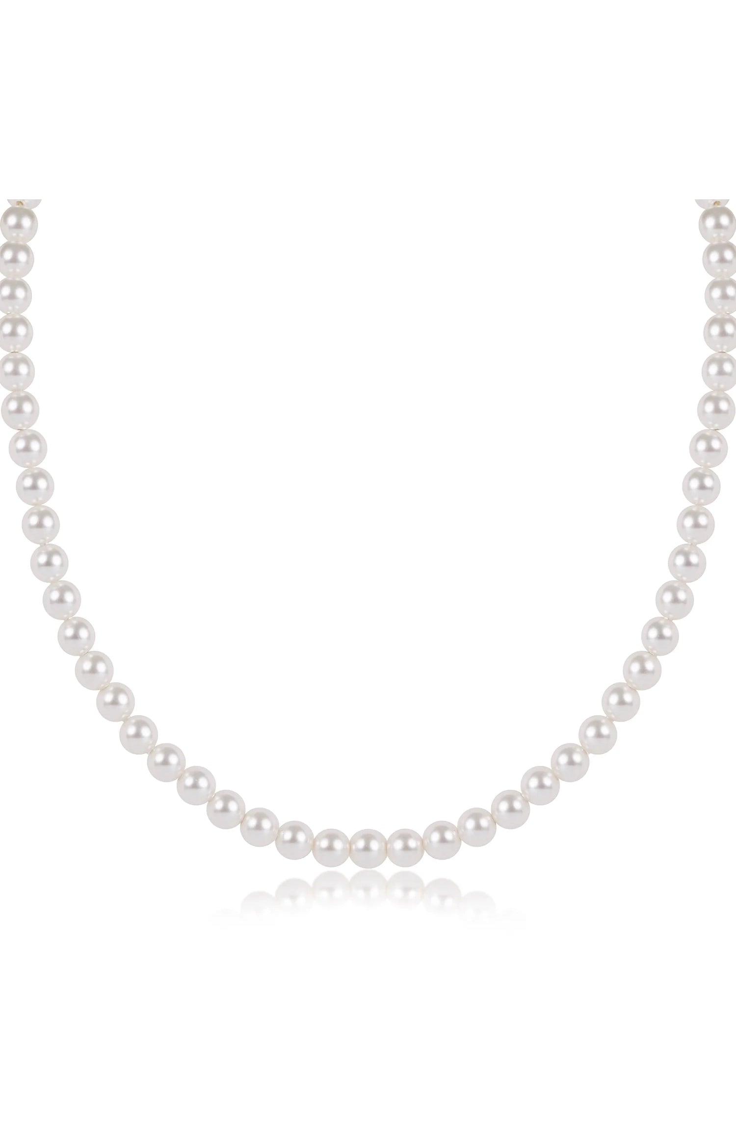 15" Choker Classic Pearl 5mm Bead