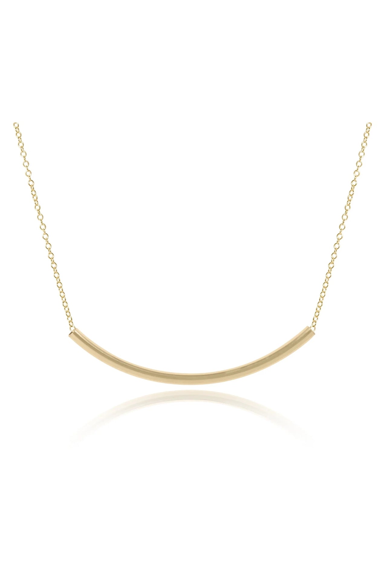 16" Necklace Gold - Bliss Bar Gold