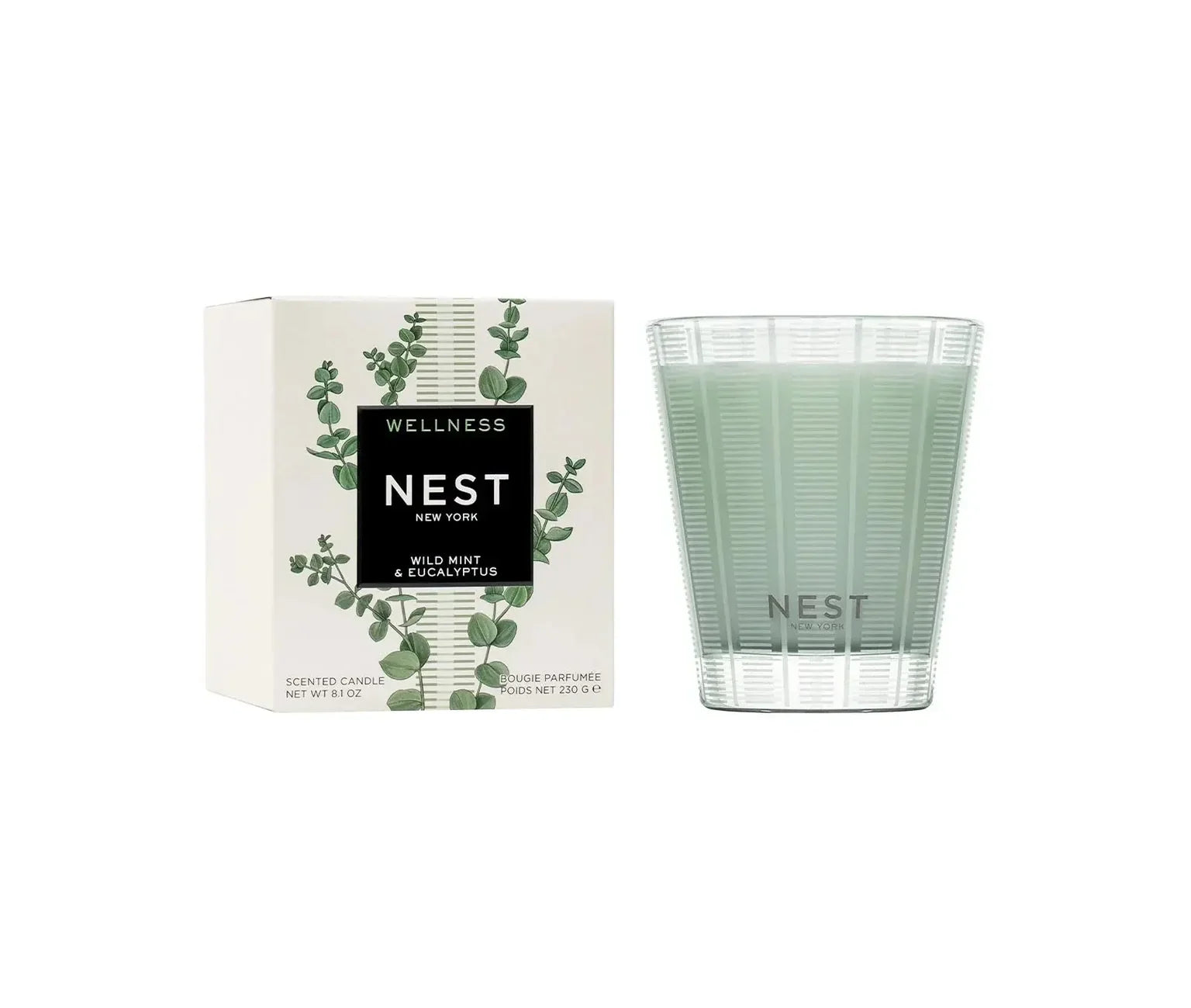 Classic Candle 8.1oz Wild Mint & Eucalyptus