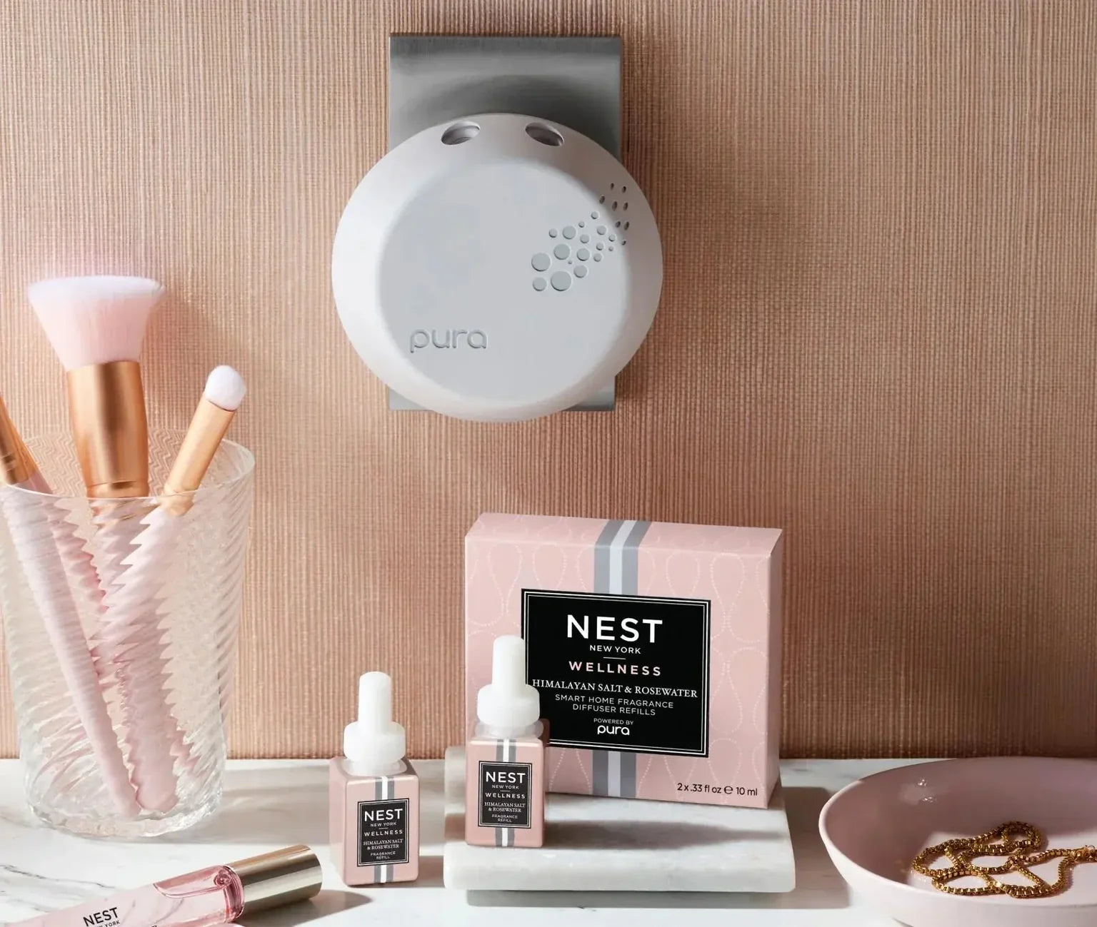 PURA NEST Refill Pods Himalayan Salt & Rosewater