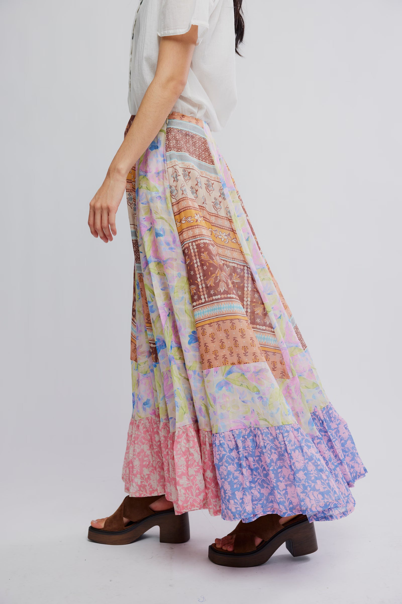 Santa Eulalia Printed Maxi Skirt