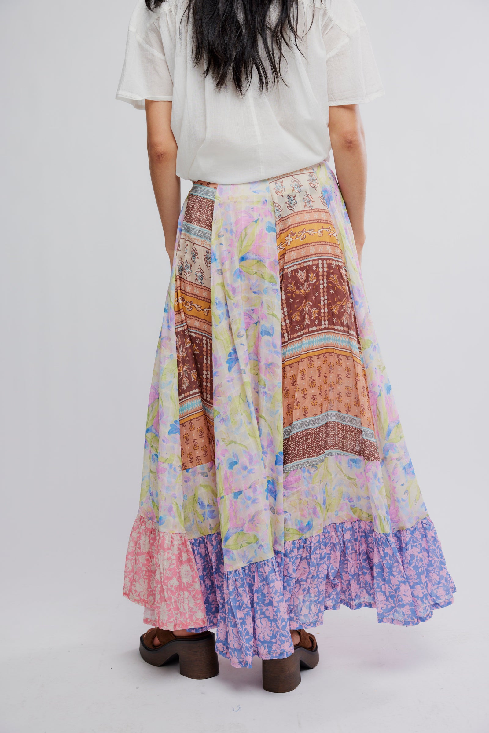 Santa Eulalia Printed Maxi Skirt