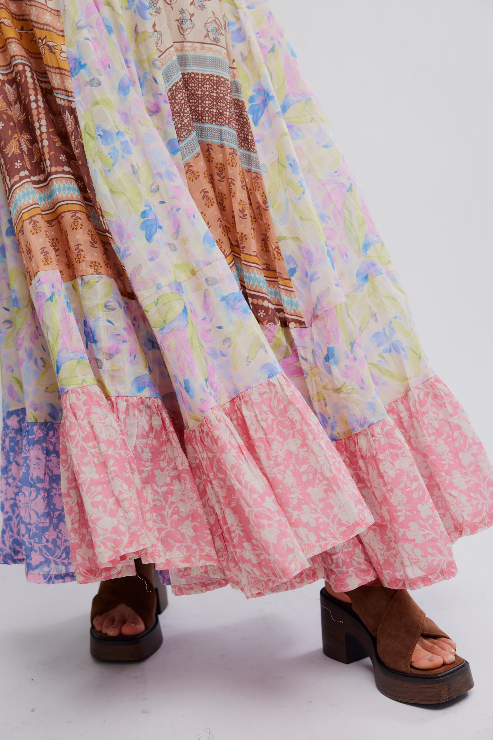 Santa Eulalia Printed Maxi Skirt