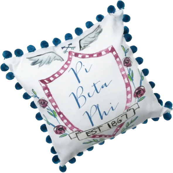 Pi Beta Phi Pom Pillow