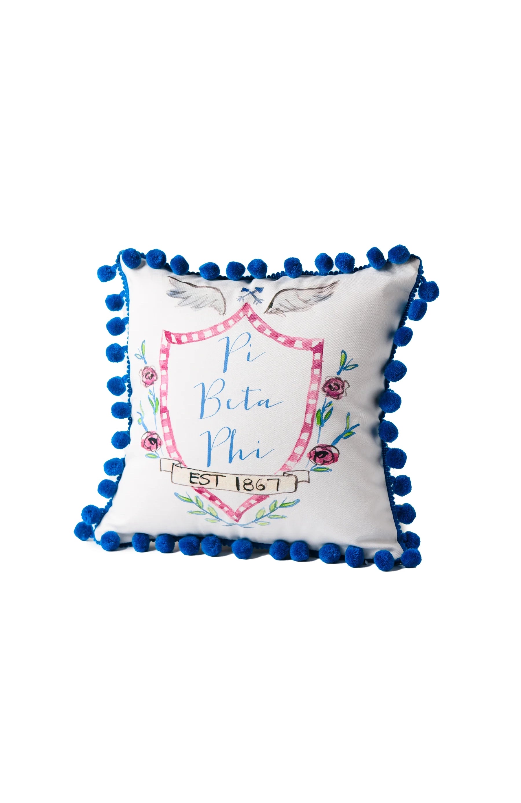 Pi Beta Phi Pom Pillow