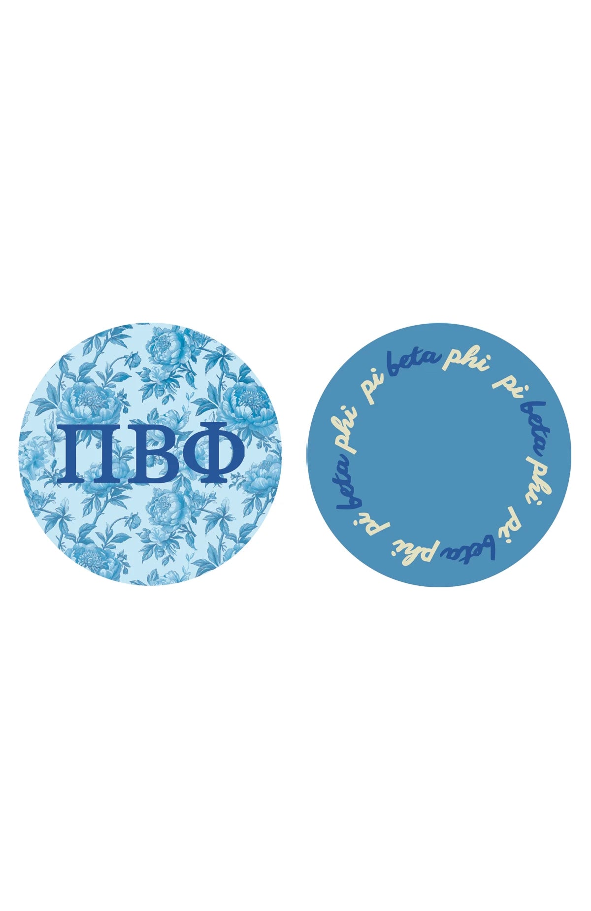 Pi Beta Phi Reversible Acrylic Coaster