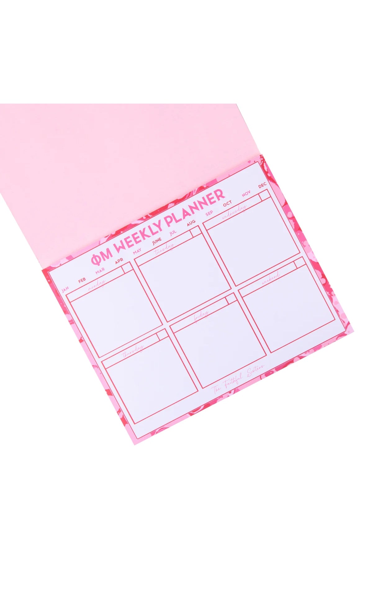 Sorority Desk Planner - Phi Mu