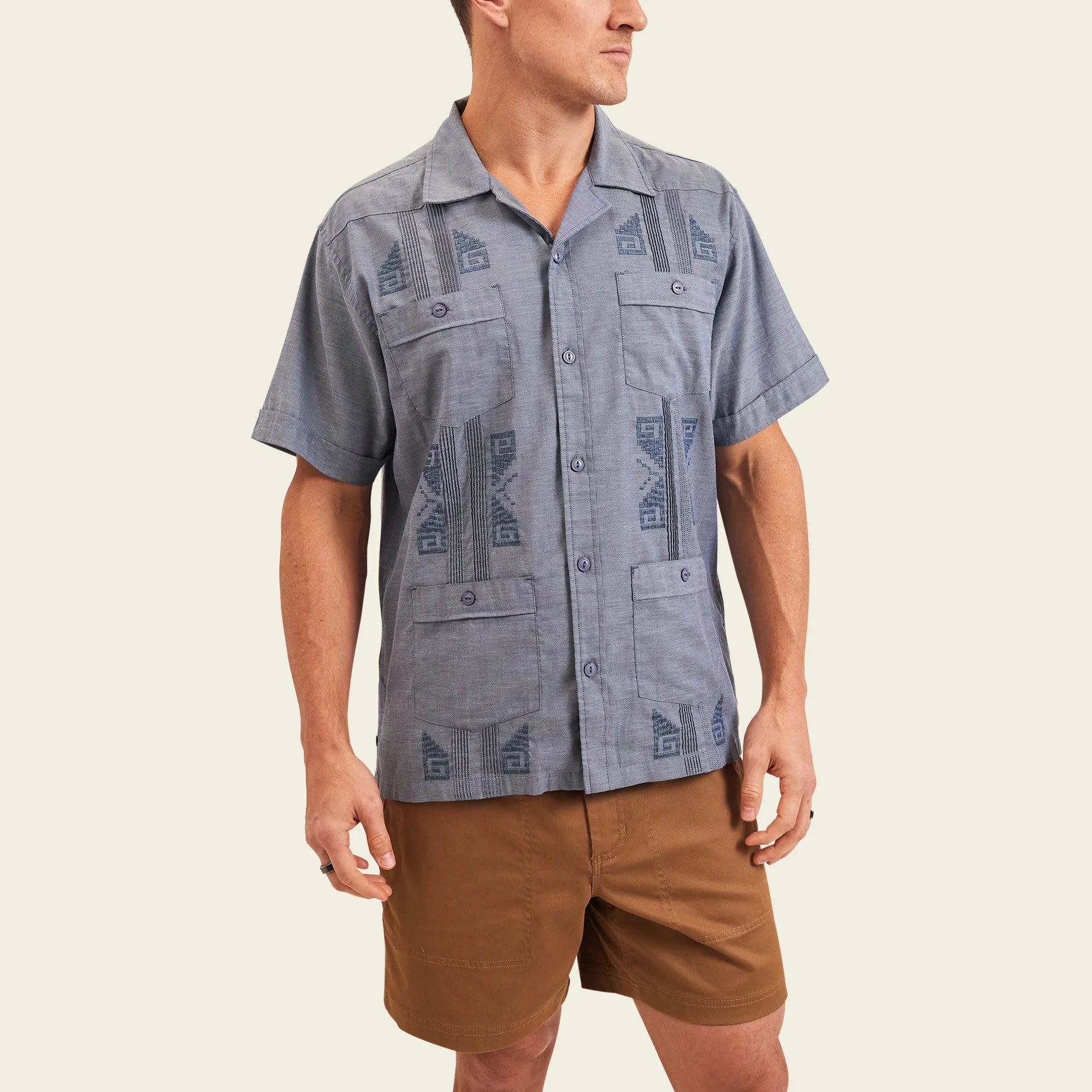 Guayabera Button Down Shirt