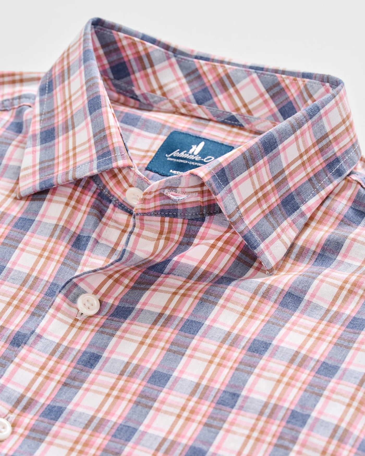 Slub Cotton Button Down Shirt - Jordi Plaid