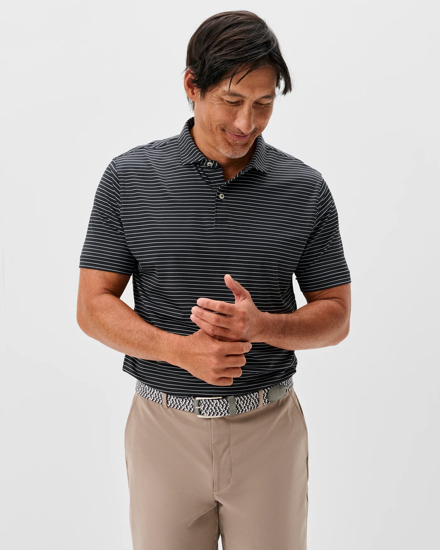 Performance Jersey Polo - Beau Stripe