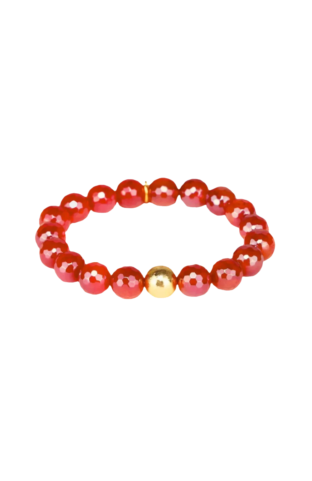 Mélange Beaded Bracelet - Scarlet