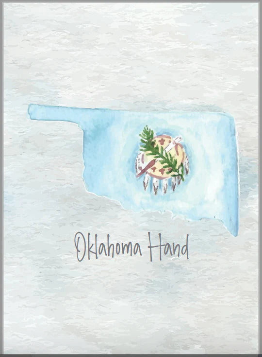 Oklahoma Hand Playing Cards
