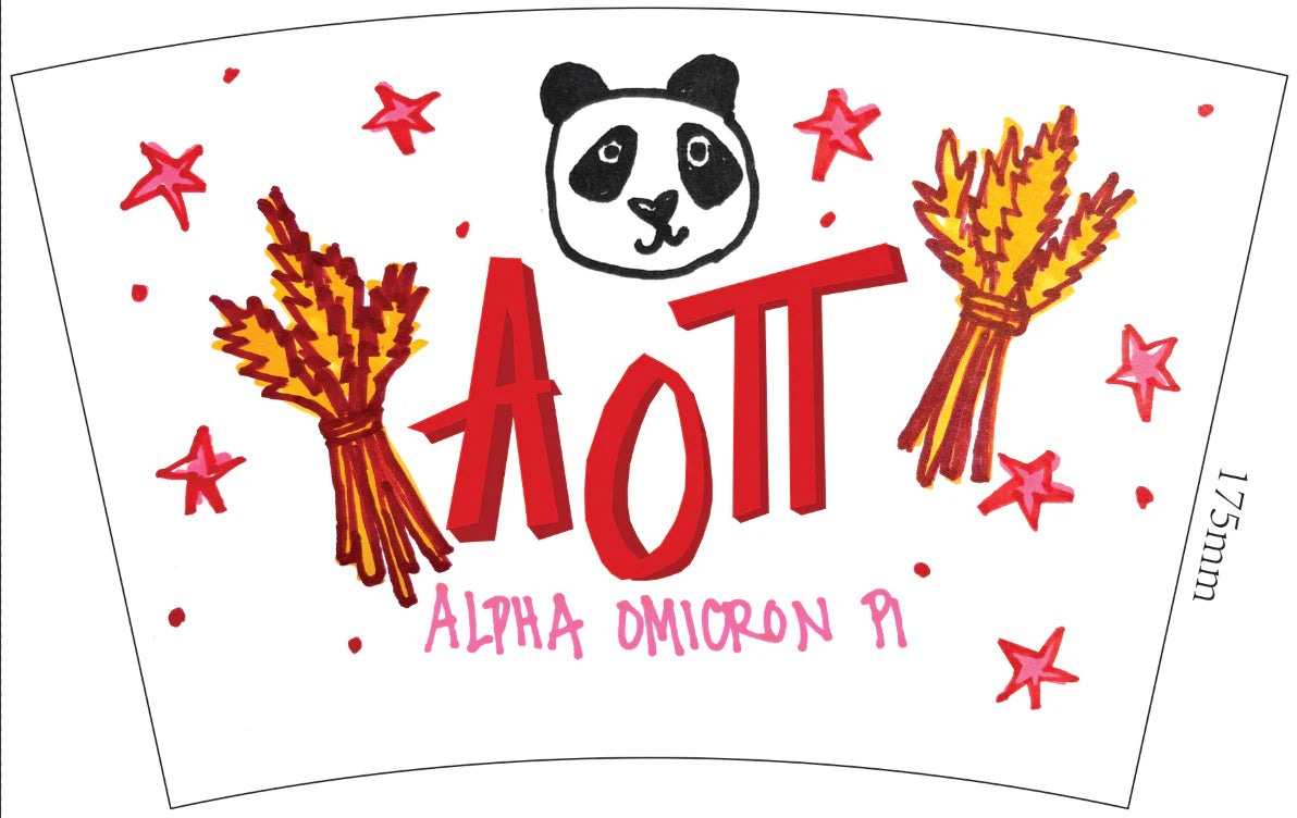 Alpha Omicron Pi Sorority Marker Stadium Cup