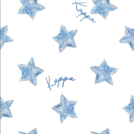 Cotton Scalloped Pillowcase - Kappa Kappa Gamma