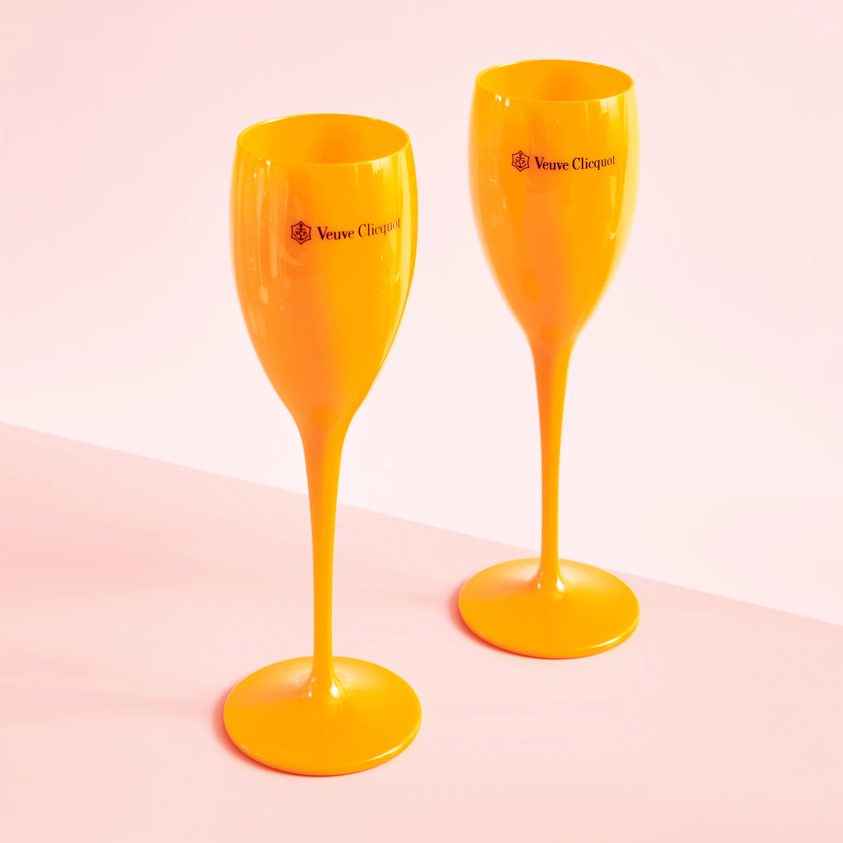 Orange plastic champagne flutes 2025