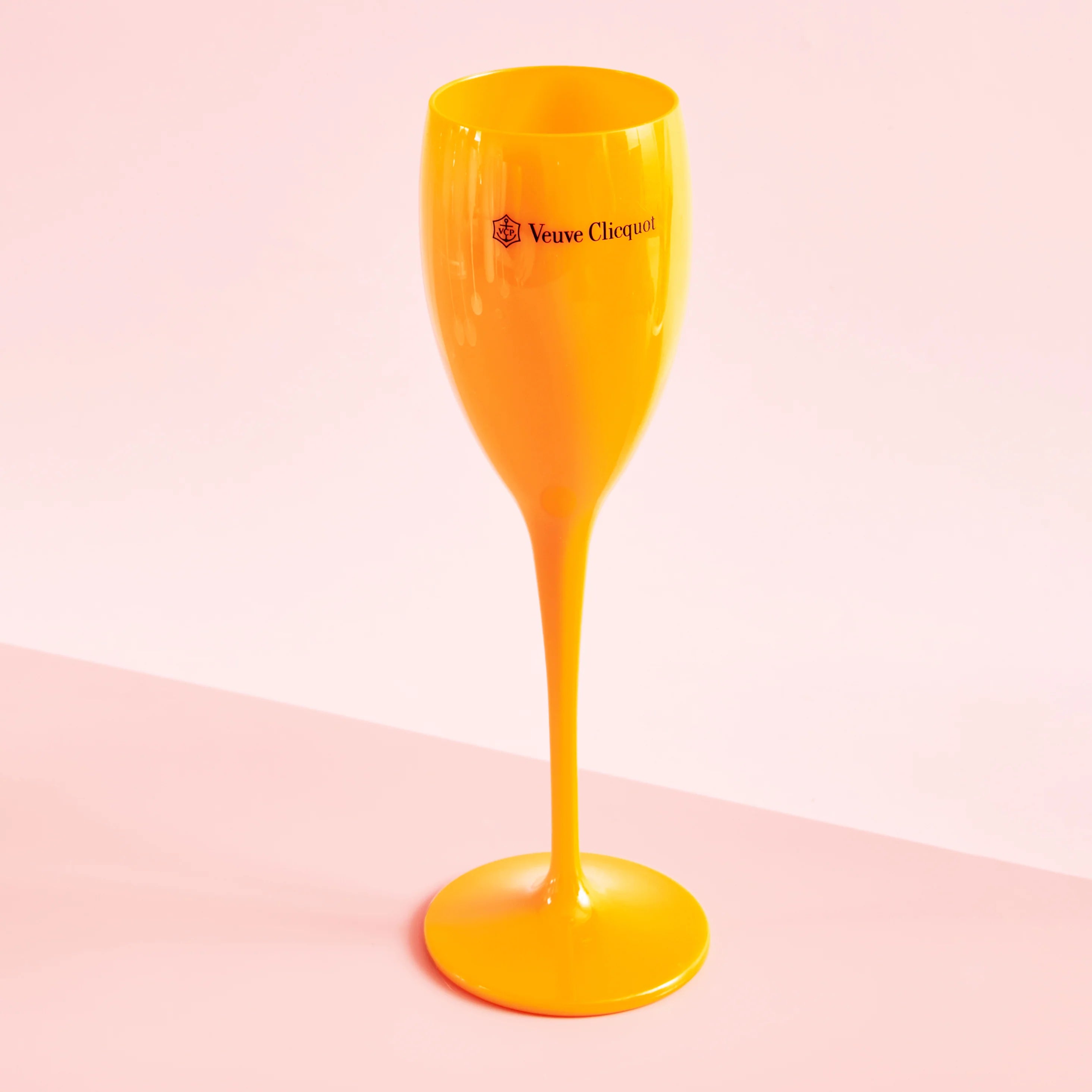 Plastic Champagne Flute Orange