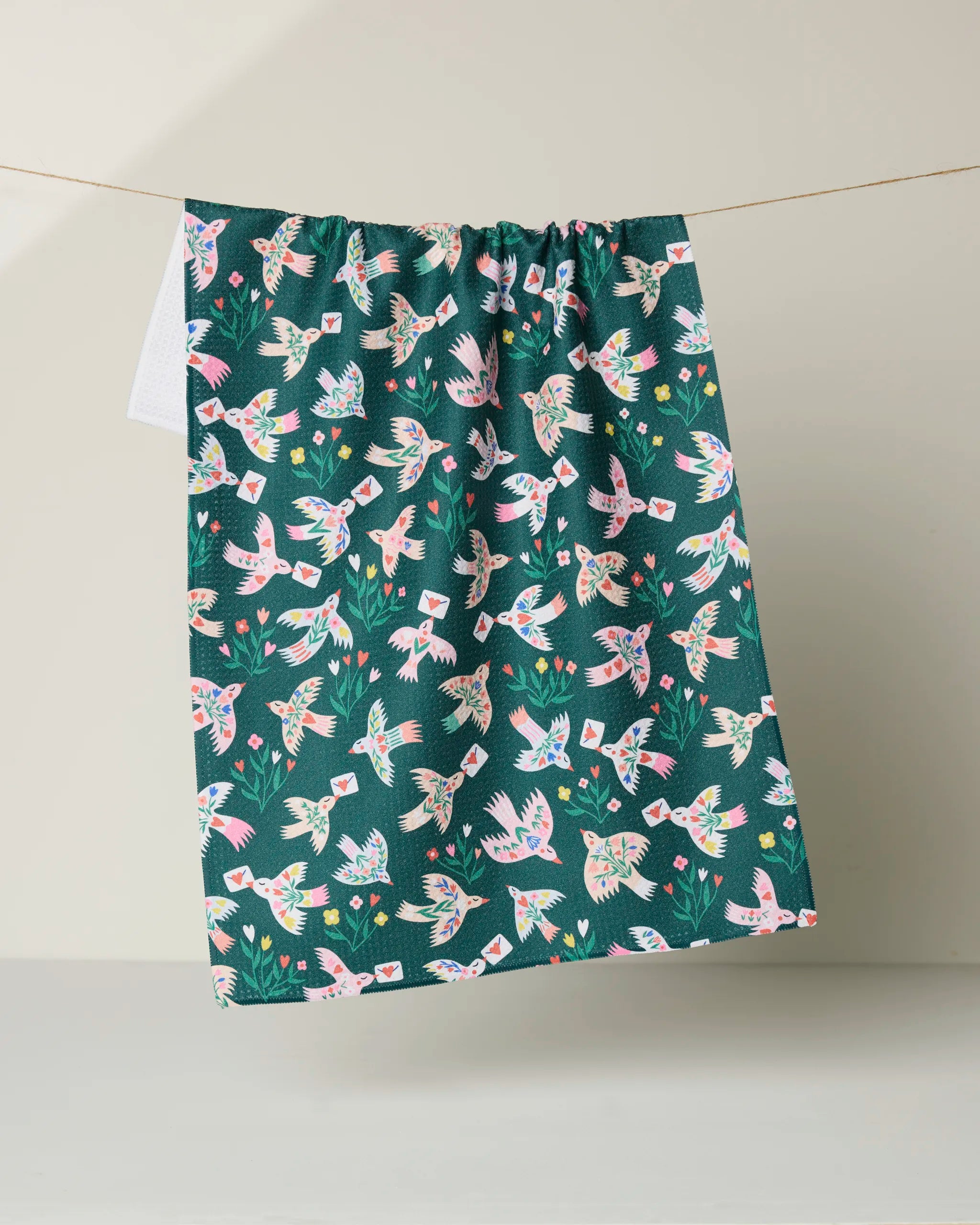 Birdsong Post Tea Towel