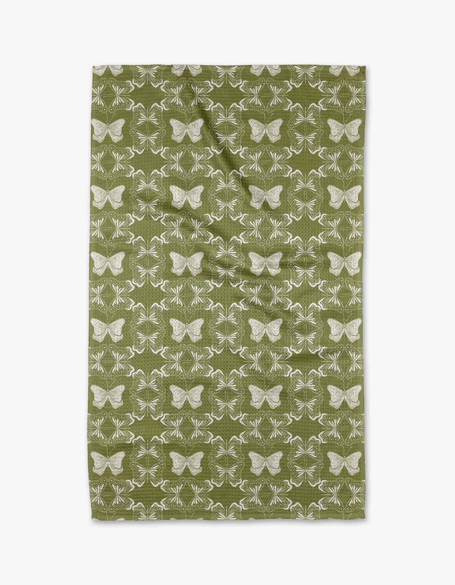 Geometric Butterflies Tea Towel