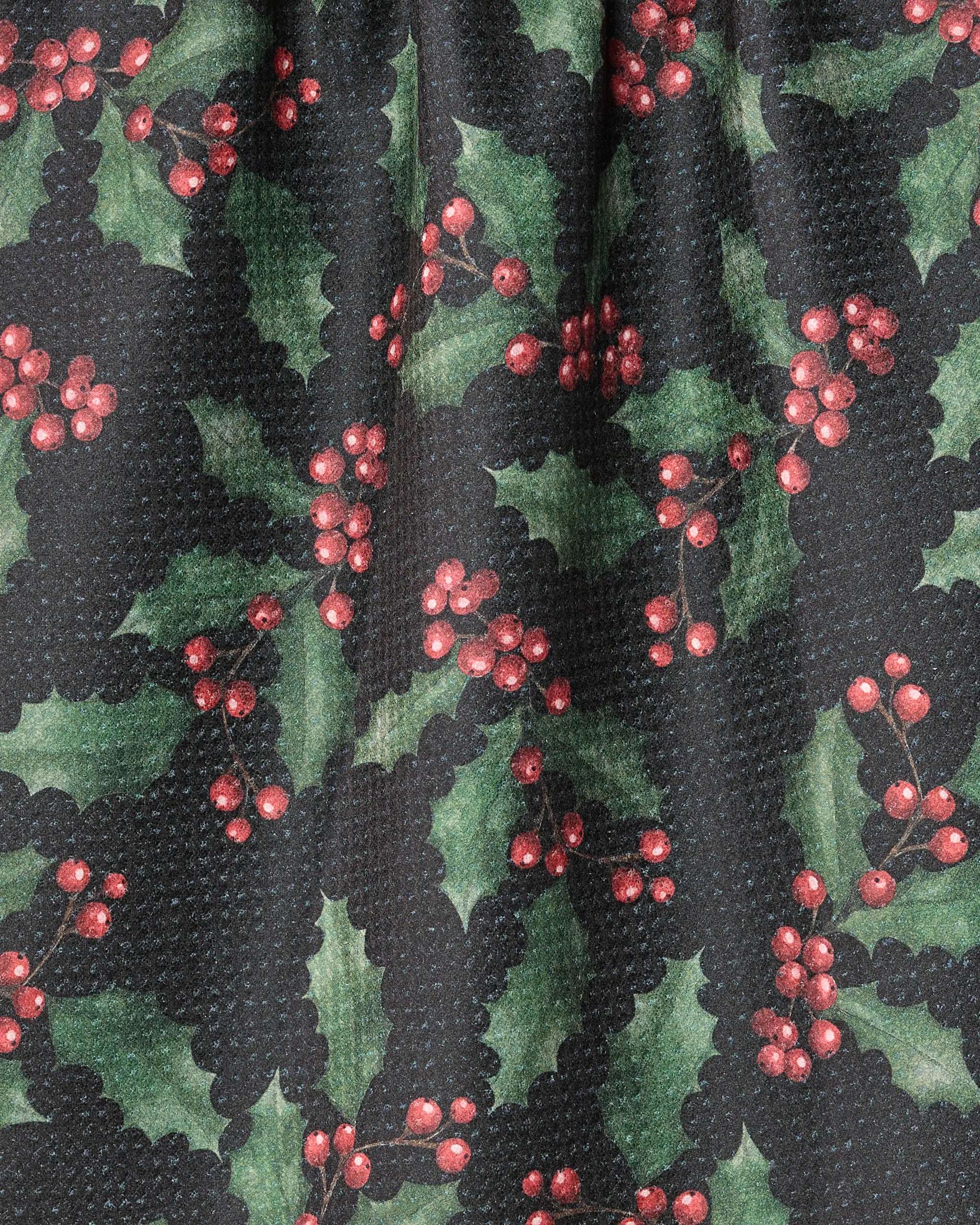 Holly Night Tea Towel