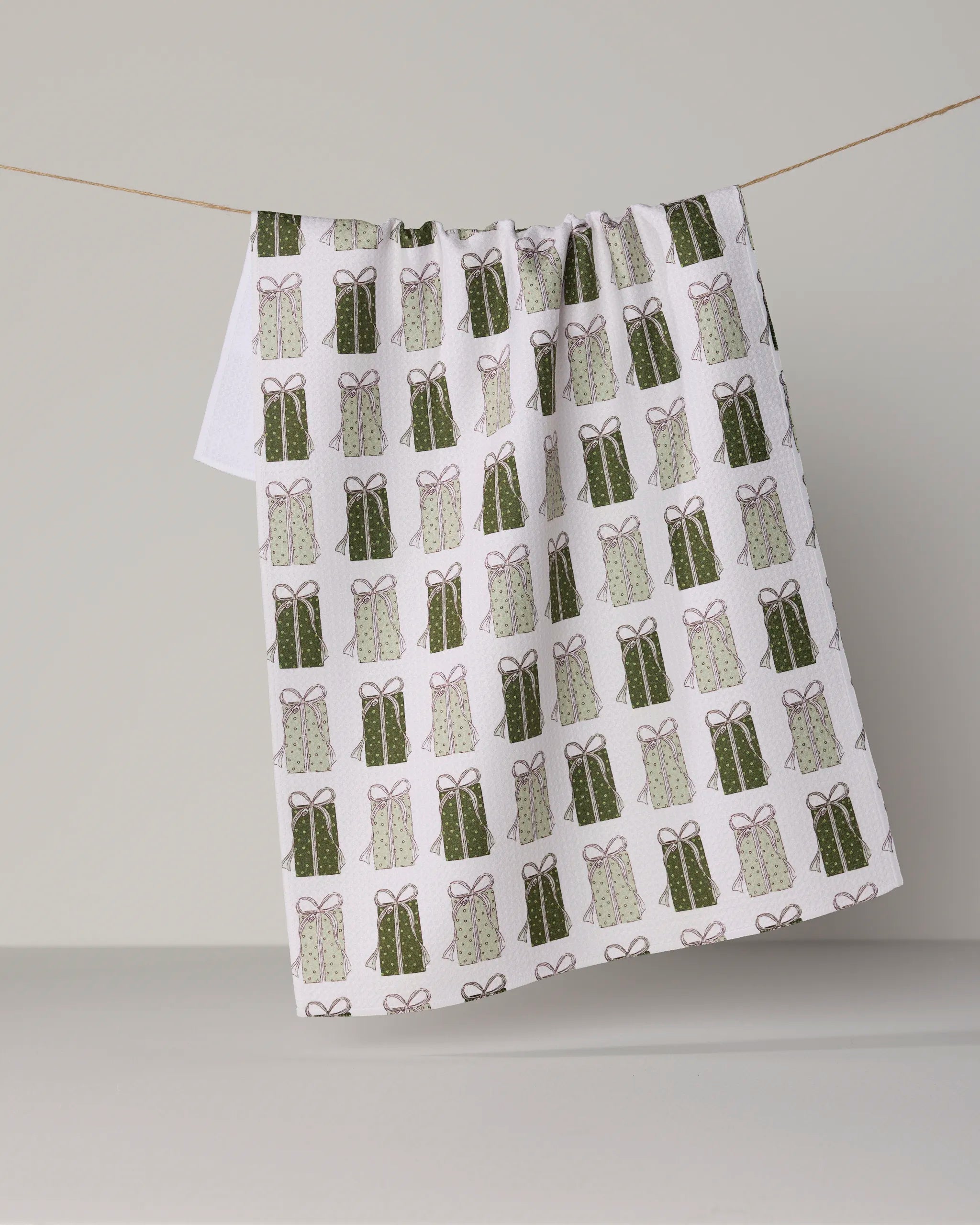 Present Parade Tea Towel