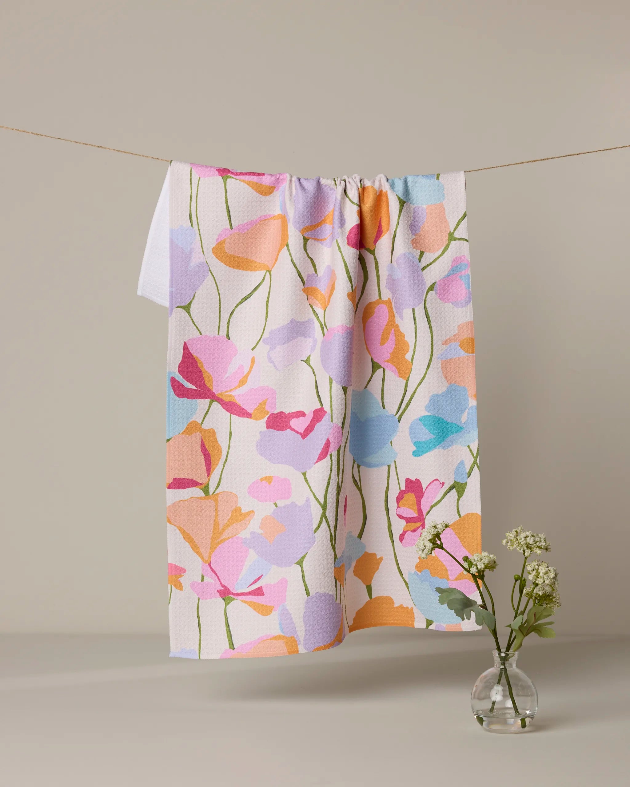Sunlit Garden Tea Towel