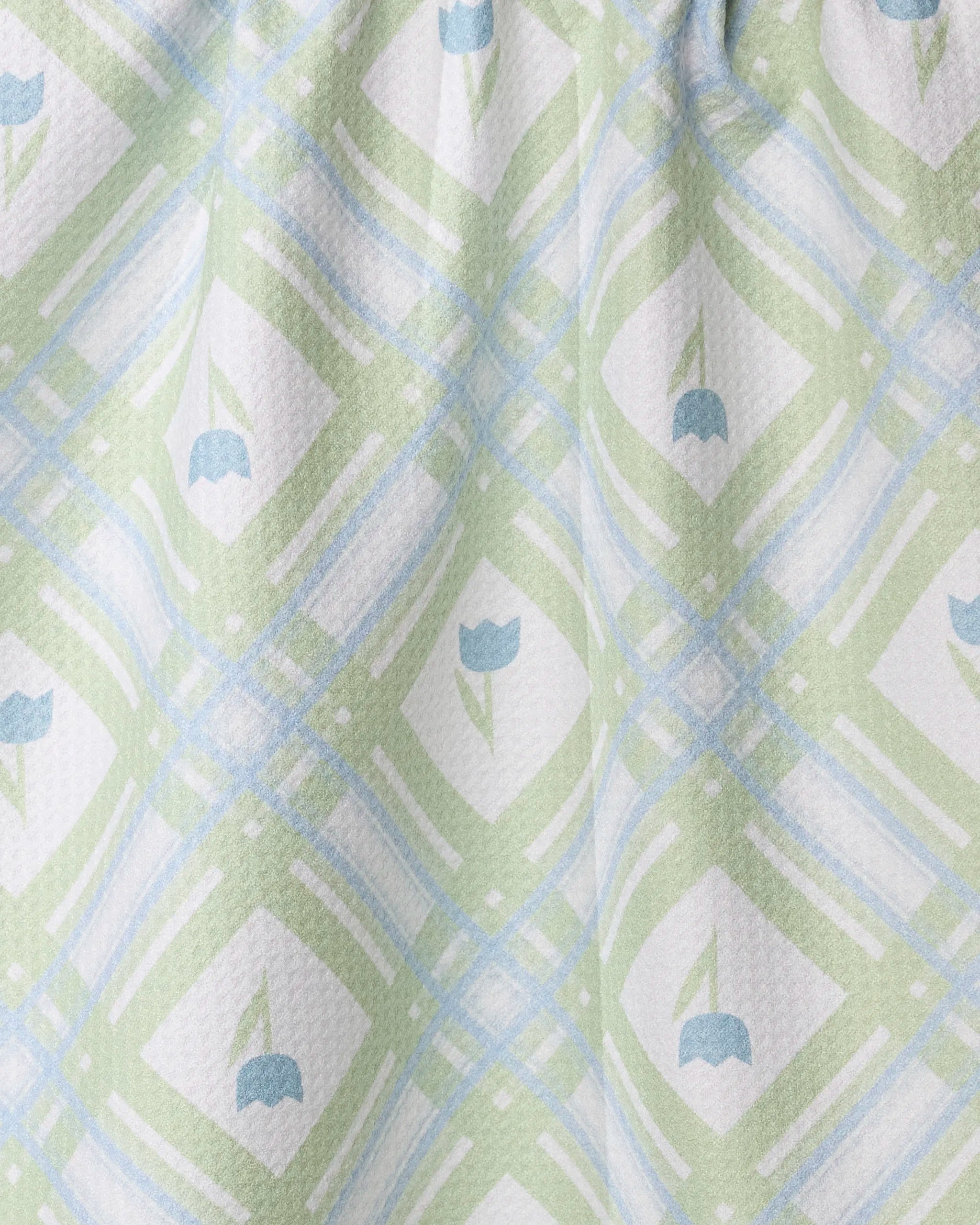 Tulip Lattice Tea Towel