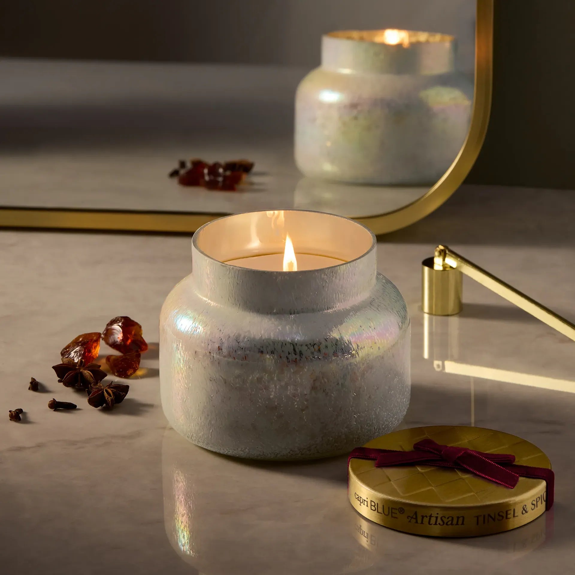 Tinsel & Spice Artisan Winter Bazaar Signature Candle