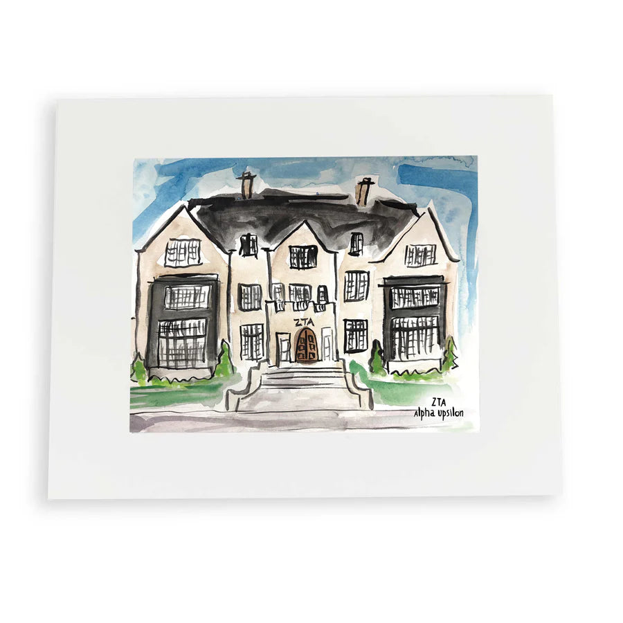 Zeta Tau Alpha House Pillow
