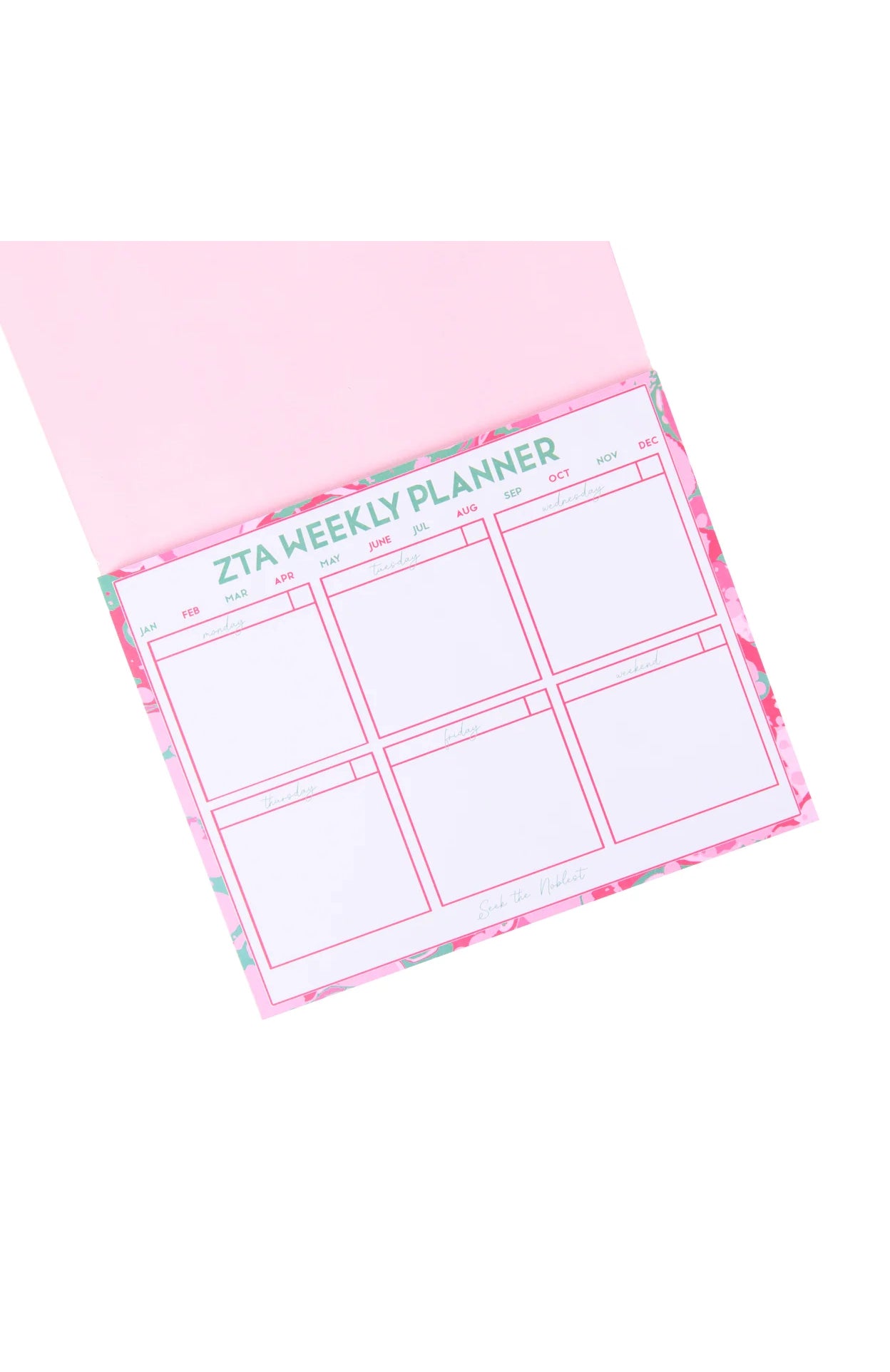Sorority Desk Planner - Zeta Tau Alpha