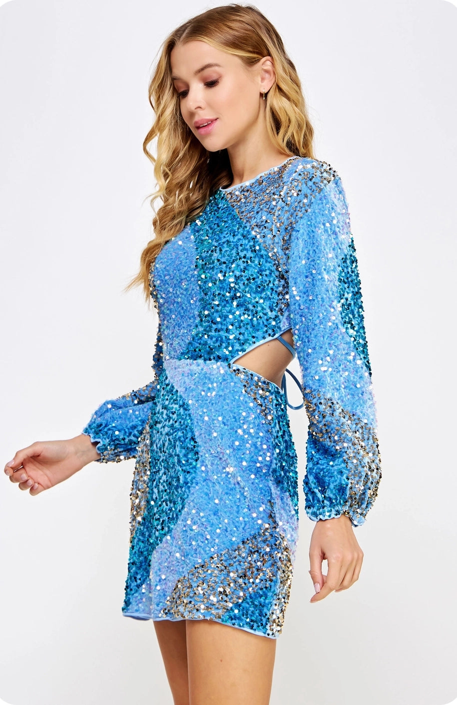 The Stage Sequins Mini Dress