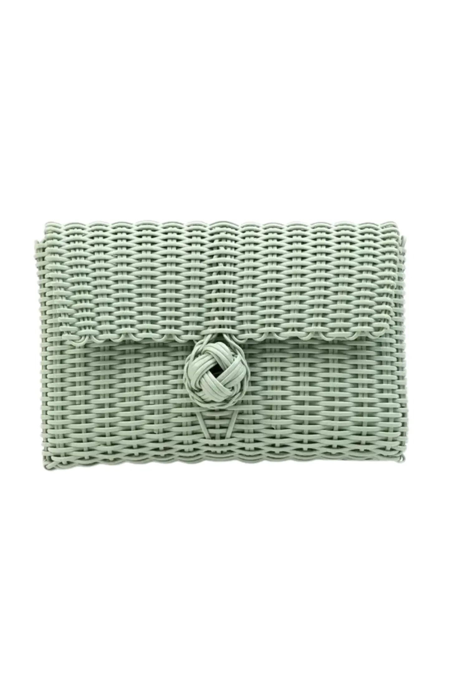 Clutch, Solid in Sea Glass