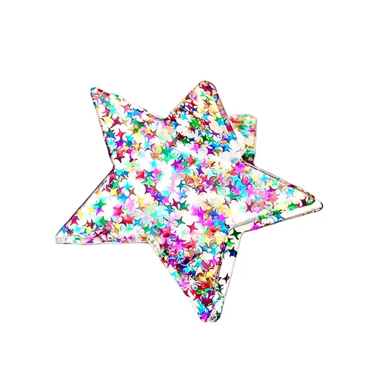 Glitter Star Hair Claw