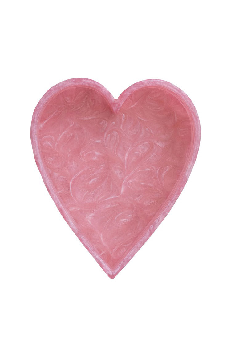 Handmade Marbled Resin Heart