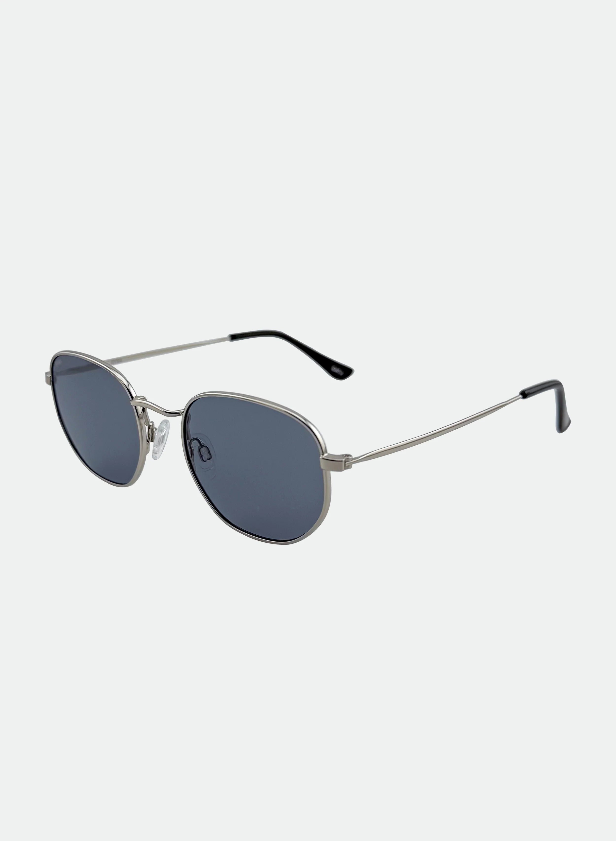 Bowie Sunglasses Silver/Smoke