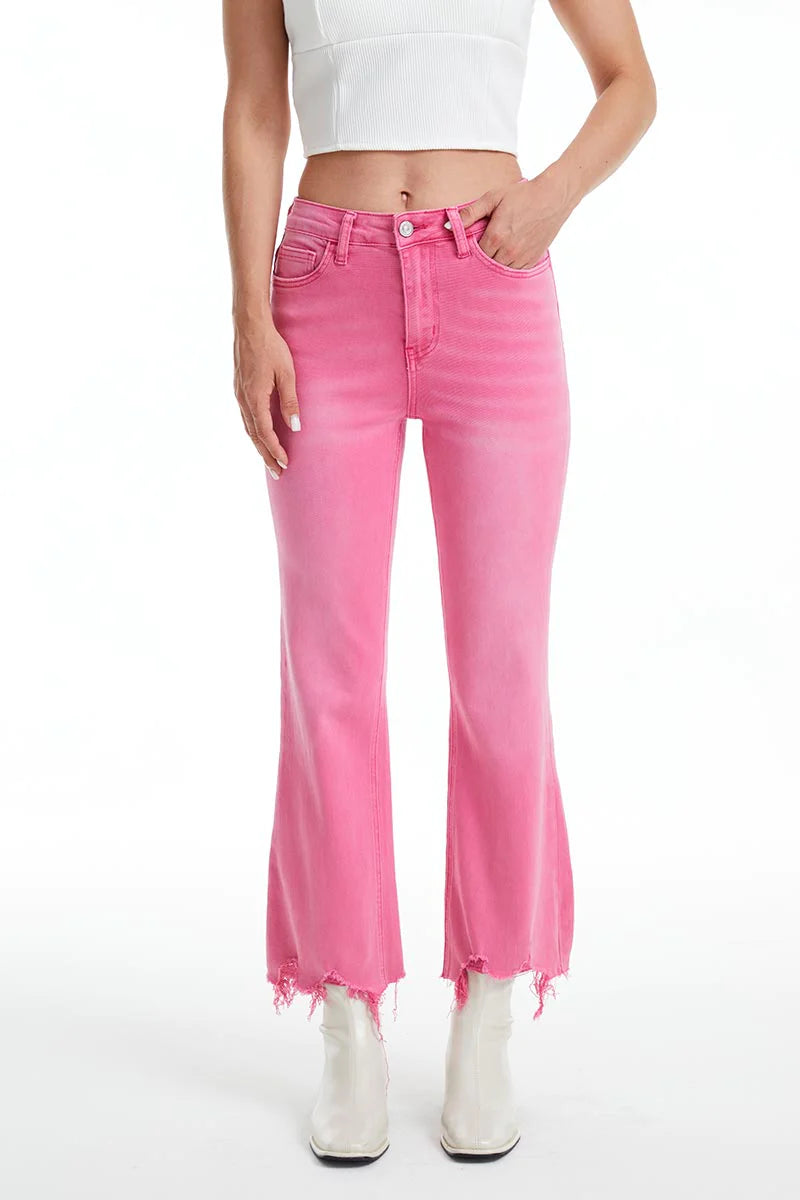 High Rise Vintage Crop Flare