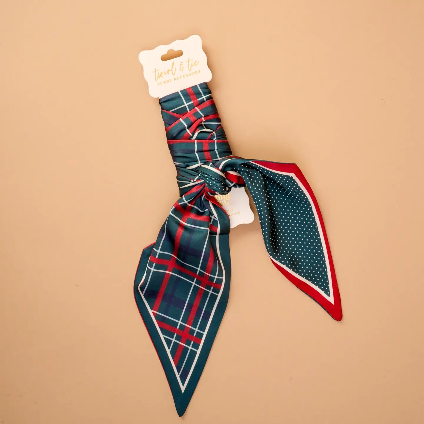 Twirl & Tie Scarf Accessory - Evergreen